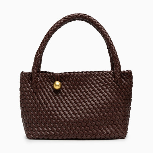 Chestnut Halo Woven Tote Bag – FIORENE