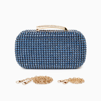 Blue Crystal Gleam Clutch – FIORENE