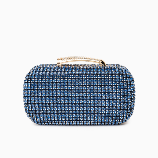 Blue Crystal Gleam Clutch – FIORENE