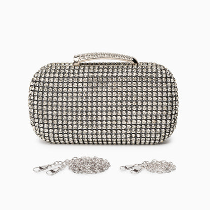 Blue Crystal Gleam Clutch – FIORENE
