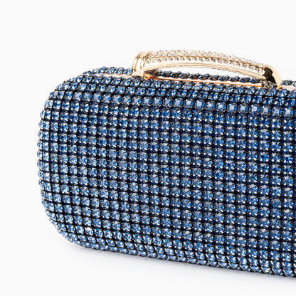 Blue Crystal Gleam Clutch – FIORENE