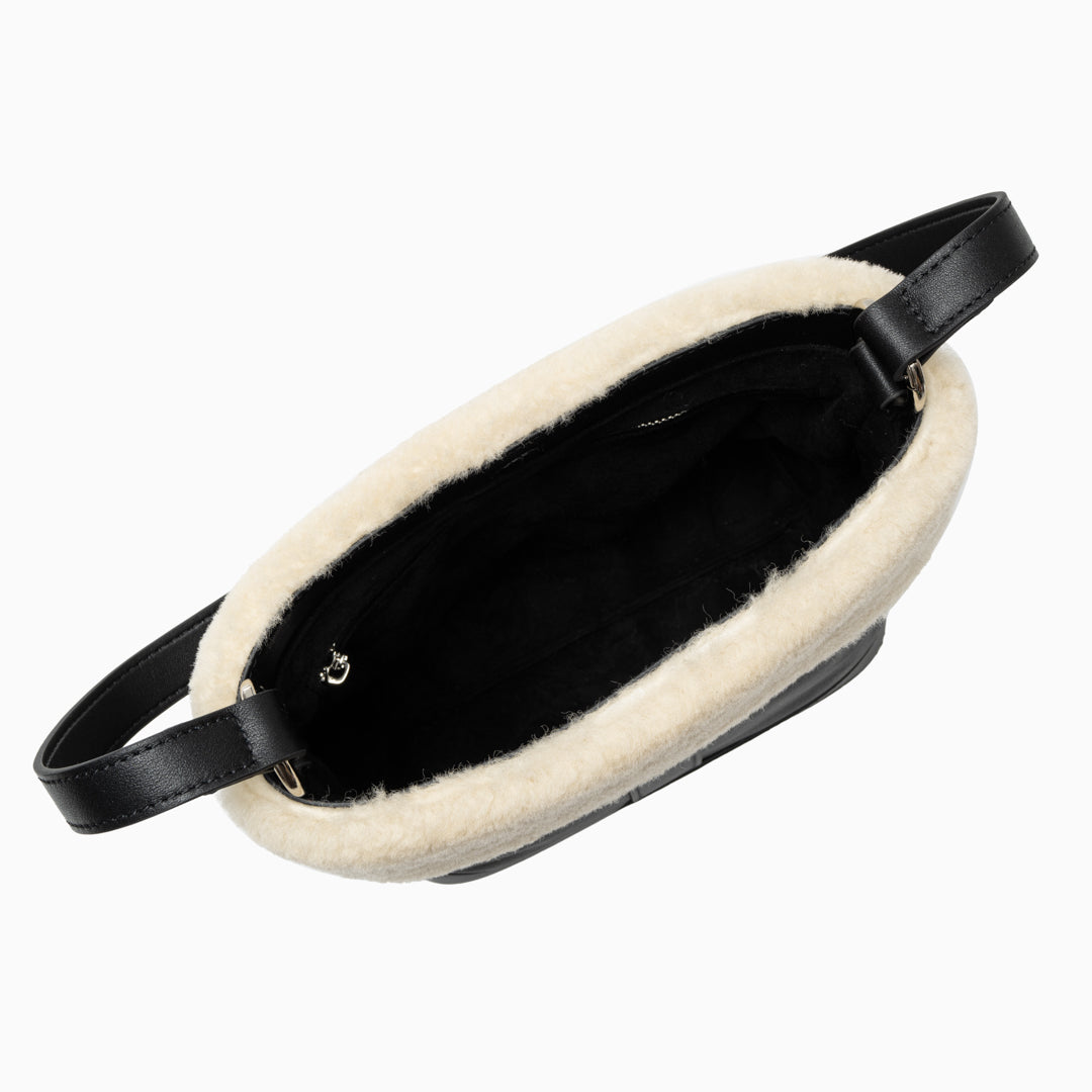 Shearling Midnight Shoulder Bag - FIORENE