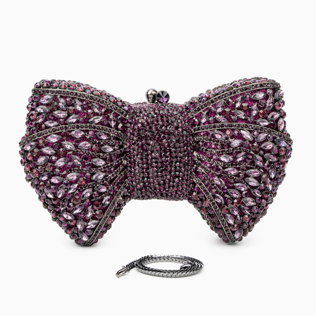 Diamond Bloom Bow Clutch – FIORENE