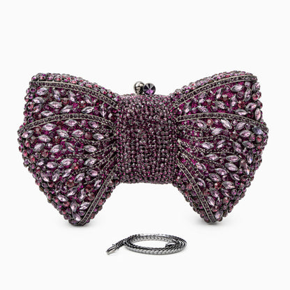 Diamond Bloom Bow Clutch – FIORENE