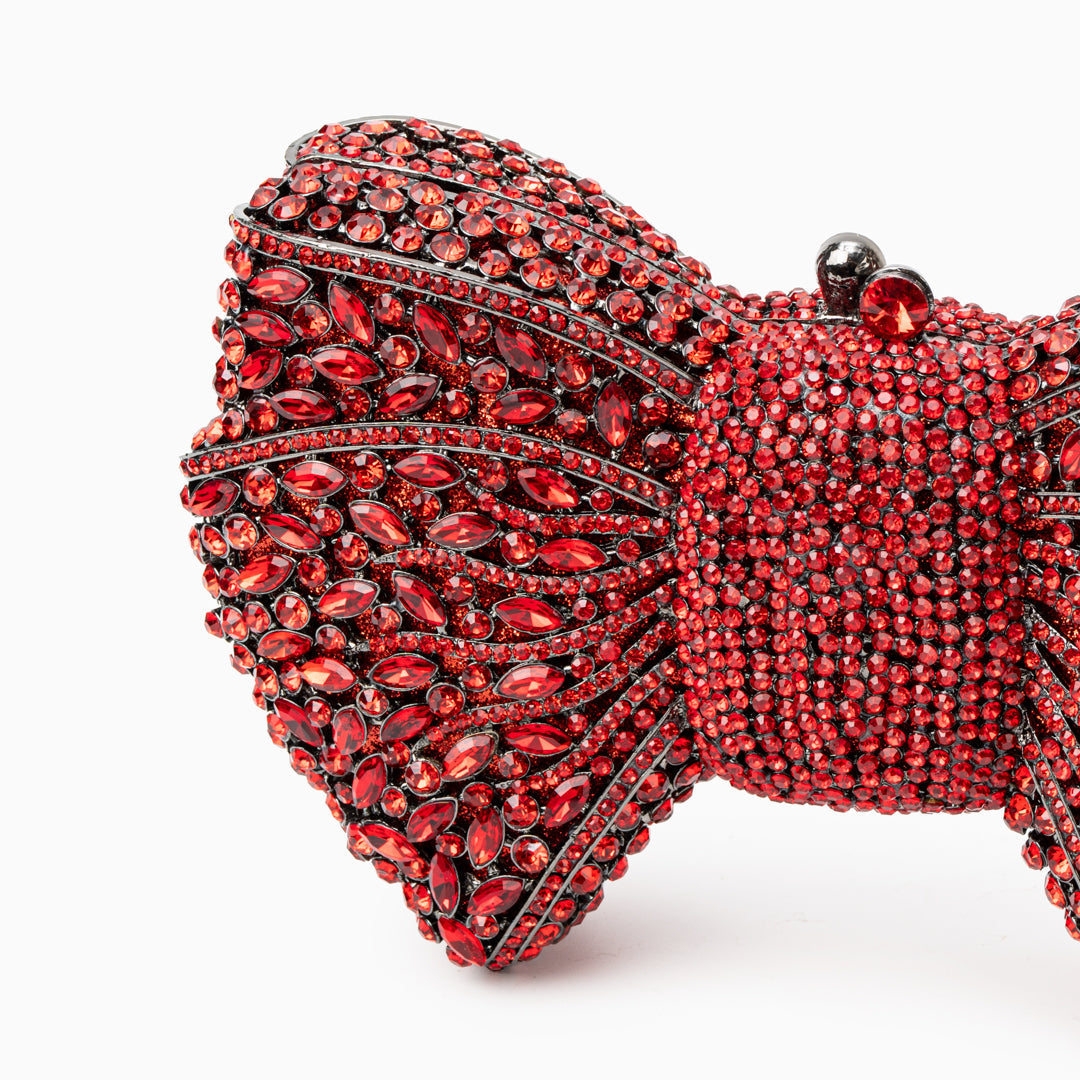 Diamond Bloom Bow Clutch – FIORENE