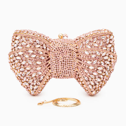 Diamond Bloom Bow Clutch – FIORENE