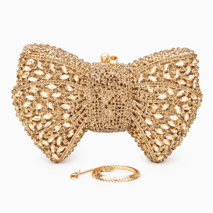 Diamond Bloom Bow Clutch – FIORENE