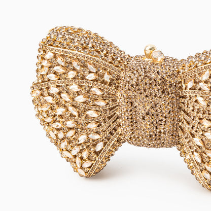 Diamond Bloom Bow Clutch – FIORENE
