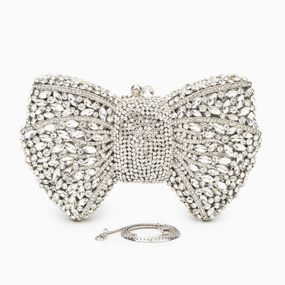 Diamond Bloom Bow Clutch – FIORENE