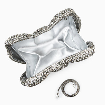 Diamond Bloom Bow Clutch – FIORENE