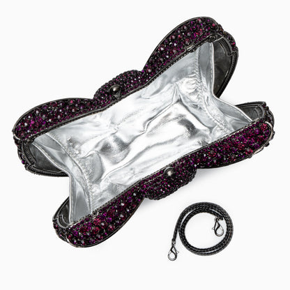 Diamond Bloom Bow Clutch – FIORENE