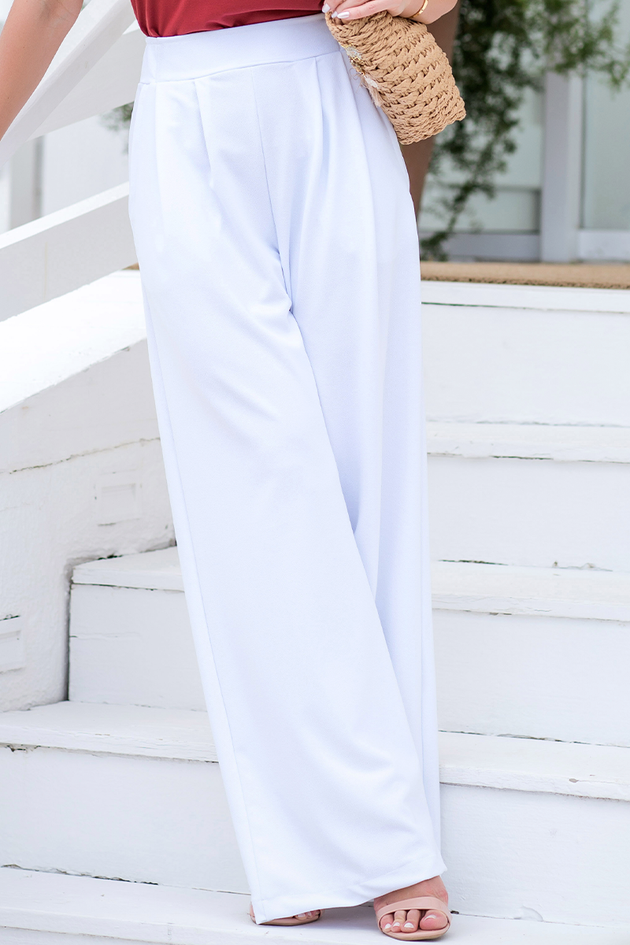 Belmonte Pleated Palazzo Trousers
