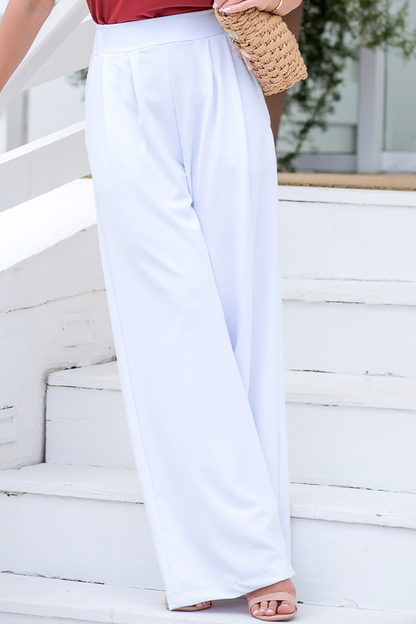 Belmonte Pleated Palazzo Trousers