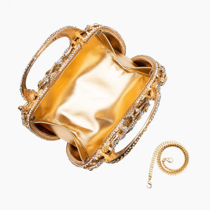 Aurora Crystal Peacock Clutch – FIORENE