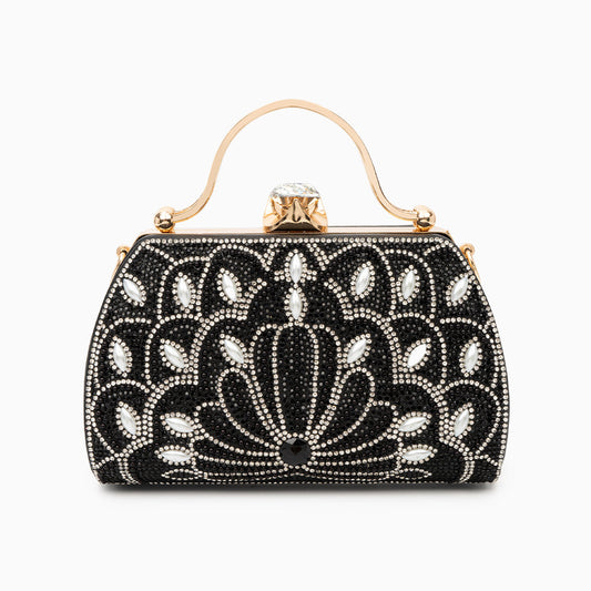 Deco Petal Crystal Clutch – FIORENE