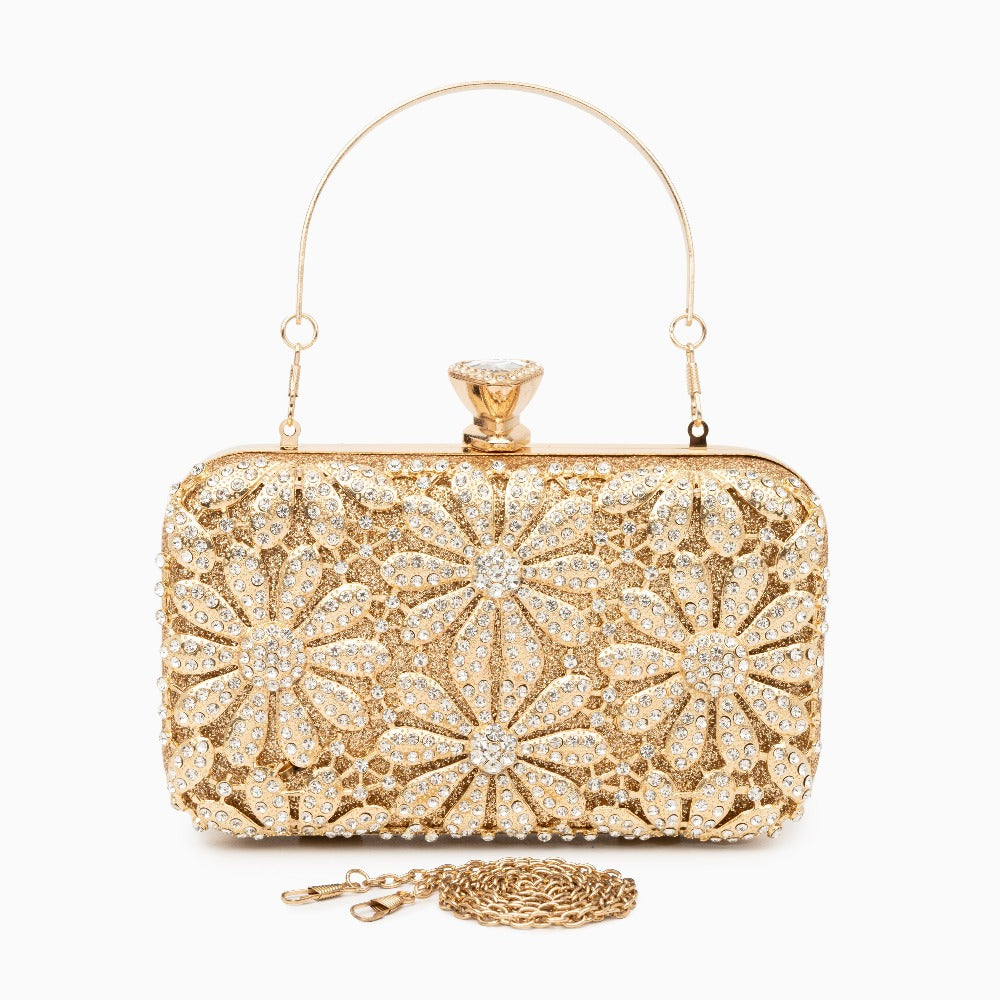 Golden Daisy Spark Clutch – FIORENE