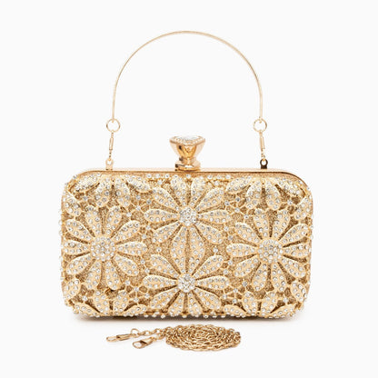 Golden Daisy Spark Clutch – FIORENE