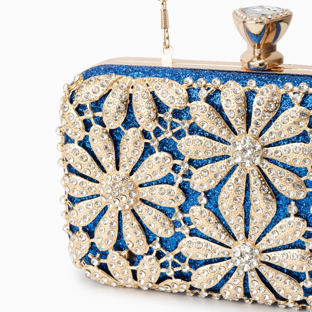Golden Daisy Spark Clutch – FIORENE