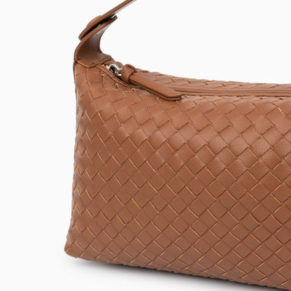 Toffee Woven Handbag – FIORENE
