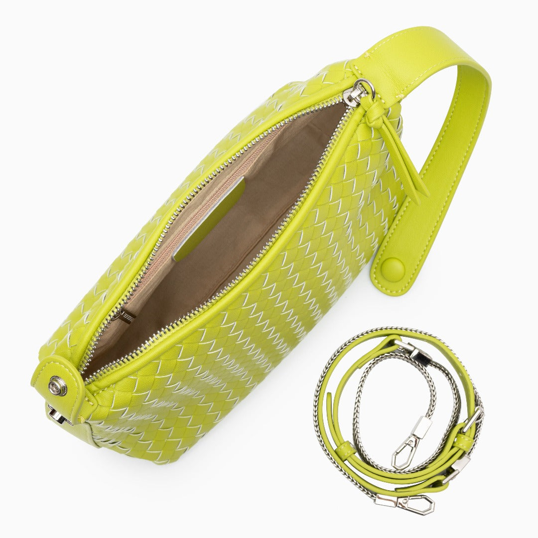 Toffee Woven Handbag – FIORENE