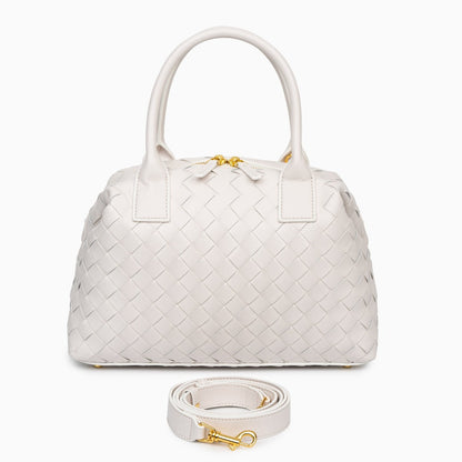 Noir Woven Handbag – FIORENE