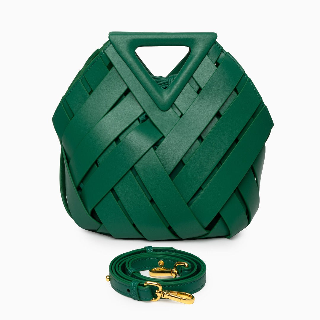 Emerald Weave Handbag – FIORENE