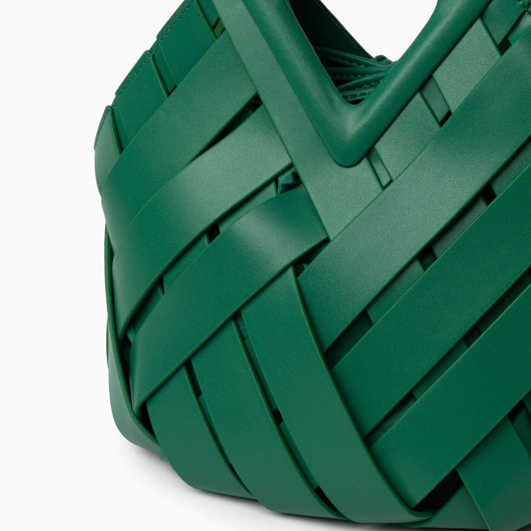 Emerald Weave Handbag – FIORENE