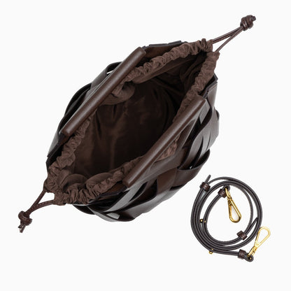 Mocha Weave Handbag – FIORENE
