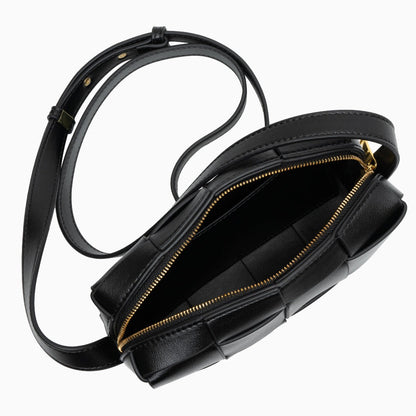 Latte Grid Mini Shoulder Bag – FIORENE