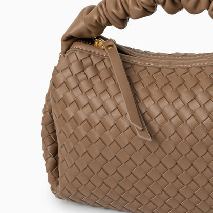 Blush Woven Soft Handbag – FIORENE
