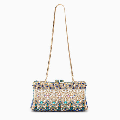Sapphire Gilded Radiance Clutch – FIORENE