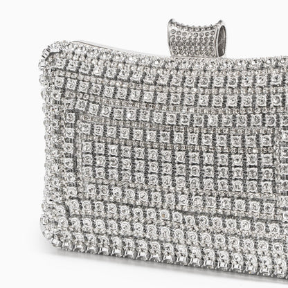 Radiant Crystal Box Clutch – FIORENE