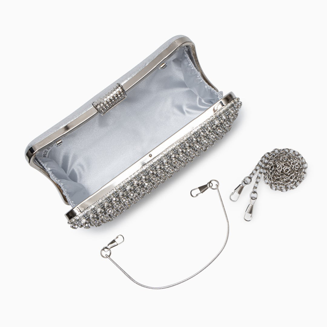 Radiant Crystal Box Clutch – FIORENE