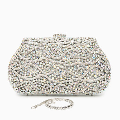 Juliet Crystal Wave Clutch – FIORENE