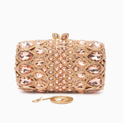 Champagne Blush Gem Clutch – FIORENE
