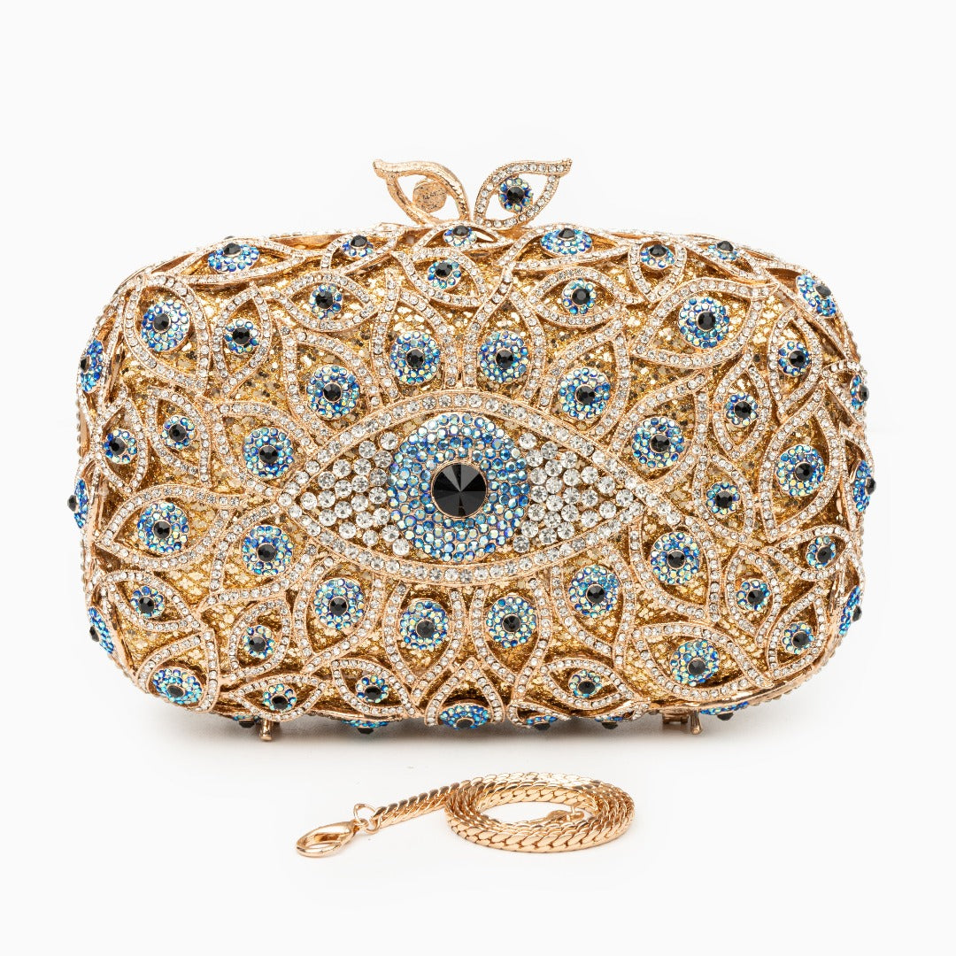 Celestial Gaze Crystal Clutch – FIORENE