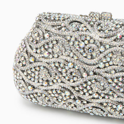 Juliet Crystal Wave Clutch – FIORENE