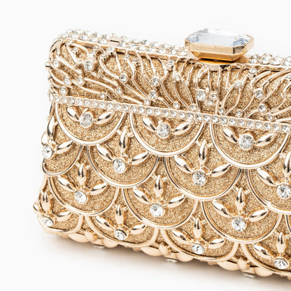 Golden Chandelier Clutch – FIORENE