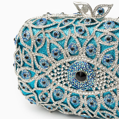 Mystic Azure Gaze Clutch – FIORENE
