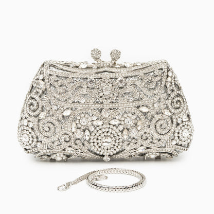 Baroque Frost Crystal Clutch – FIORENE