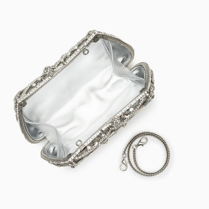 Baroque Frost Crystal Clutch – FIORENE