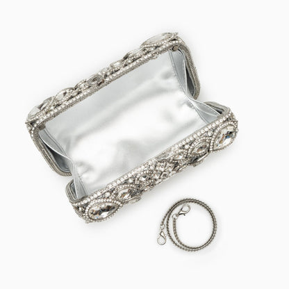 Diamond Frost Luxe Clutch – FIORENE