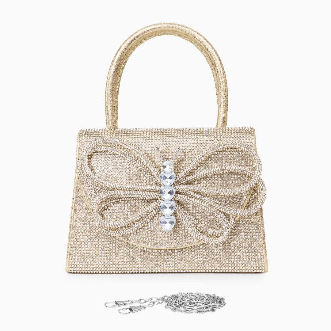 Crystal Bow Handbag – FIORENE