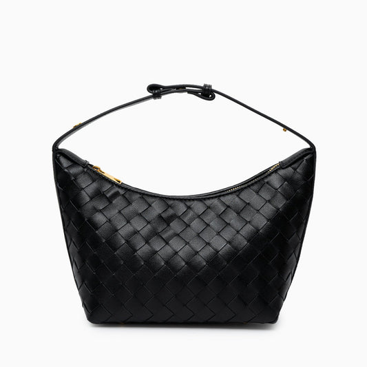 Black Weave Handbag – FIORENE