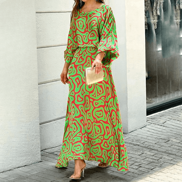 Boho Breeze Printed Lounge Set