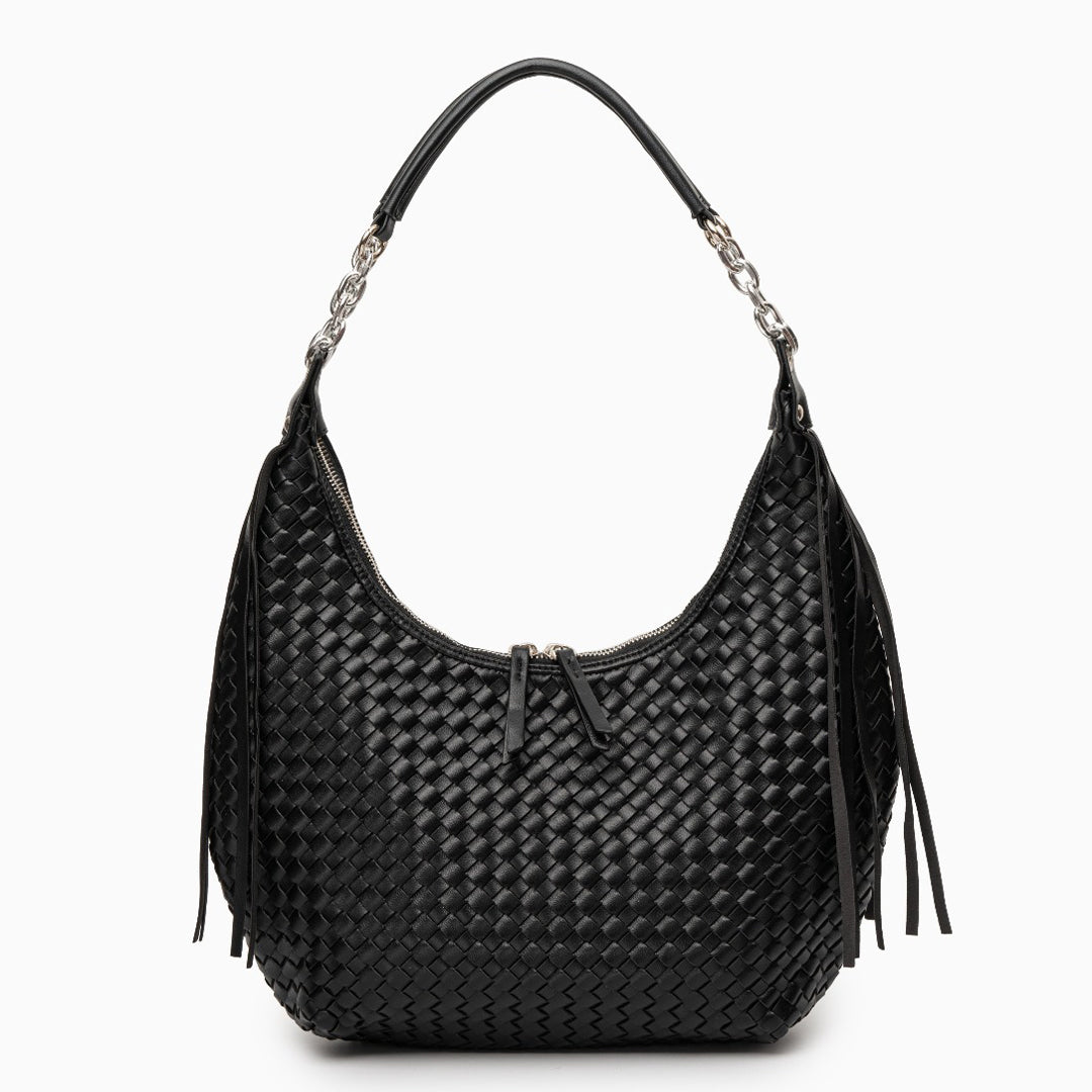Chestnut Fringe Shoulder Bag – FIORENE