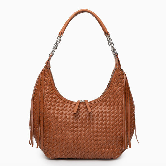 Chestnut Fringe Shoulder Bag – FIORENE