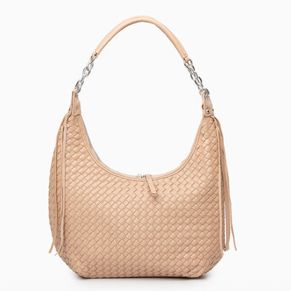 Chestnut Fringe Shoulder Bag – FIORENE