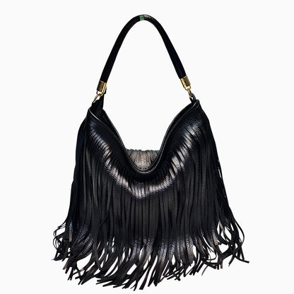 Fringe Luxe Shoulder Bag - FIORENE