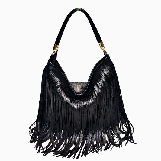 Fringe Luxe Shoulder Bag - FIORENE